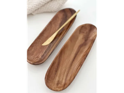 BANDEJA PARA SERVIR DE MADERA ACASIA 43X15