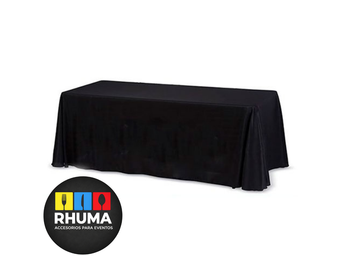 MANTEL RECTANGULAR (1,5M X 2,5M) NEGRO