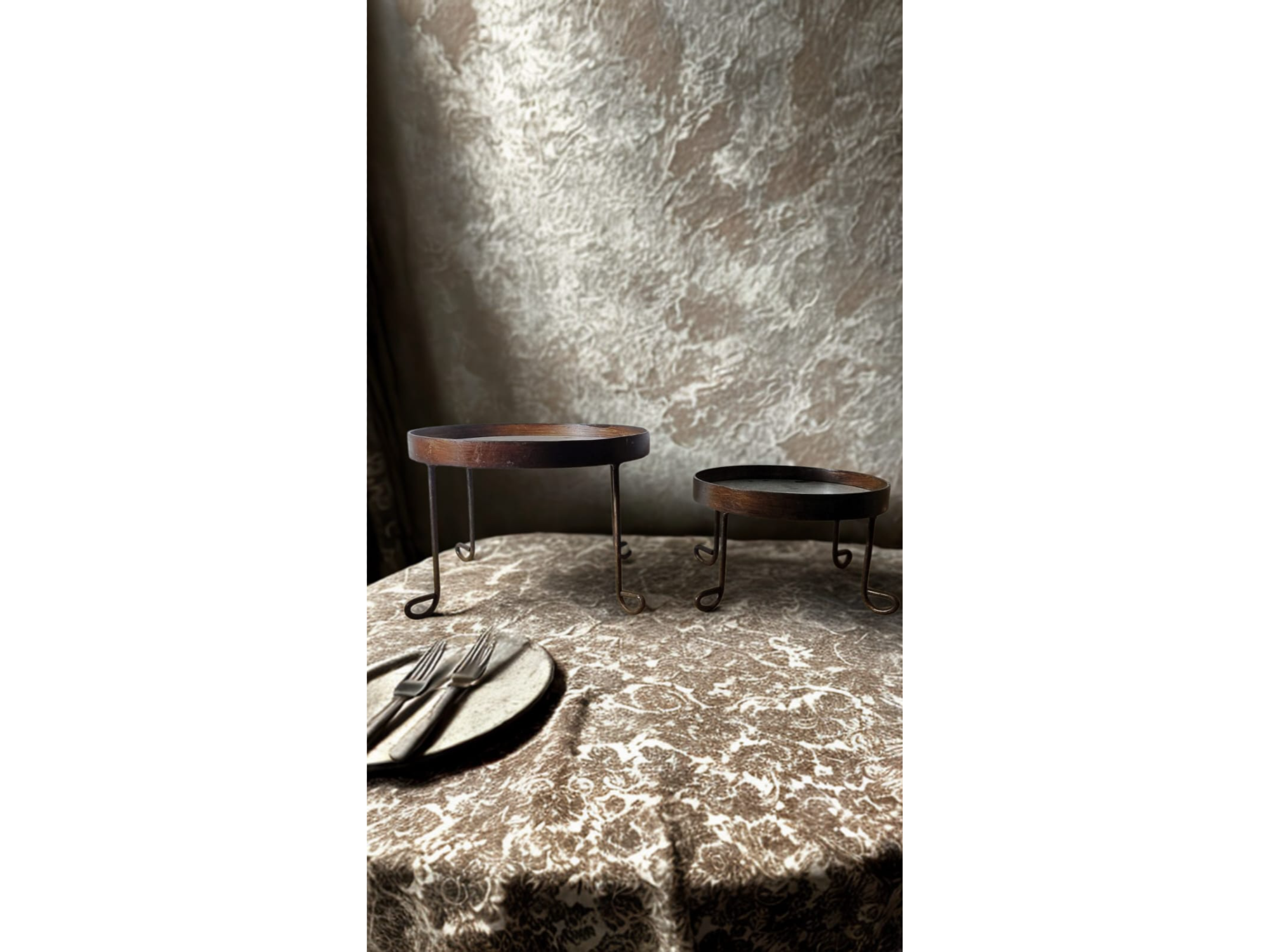 Altura 1 Piso (base espejada 25 cm) Buffet Postres Desayuno Brunch Muffin /alto 16cm