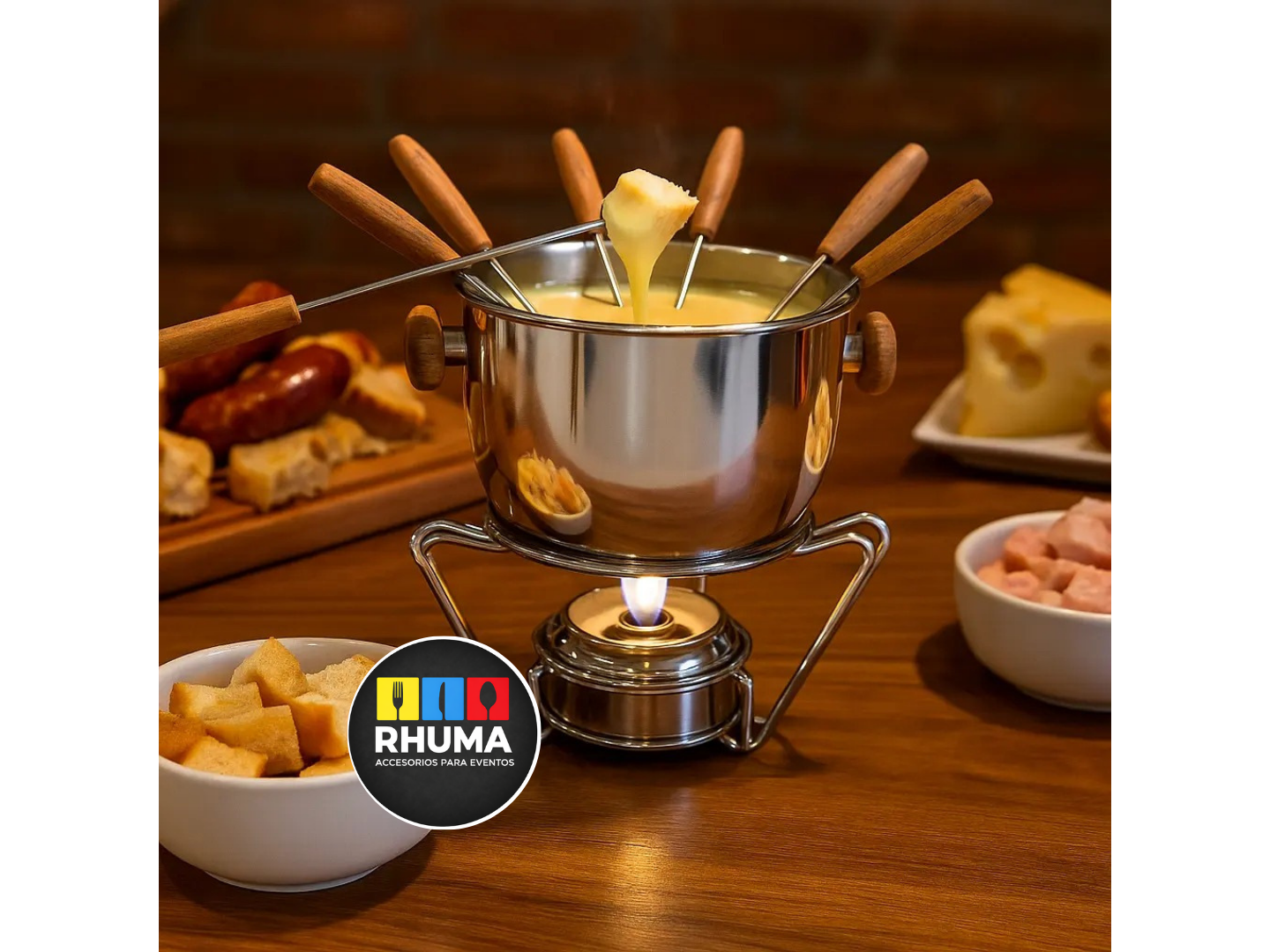 Fondue  Acero Inoxidable 1,7L (6 Personas)