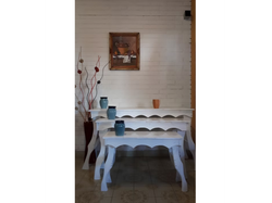 MESAS CANDY BAR (NIDO) (SON EN TOTAL 3 MESAS PINTADAS DE BLANCO)