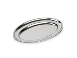 FUENTE OVAL ACERO INOX CAROL (38X26CM)