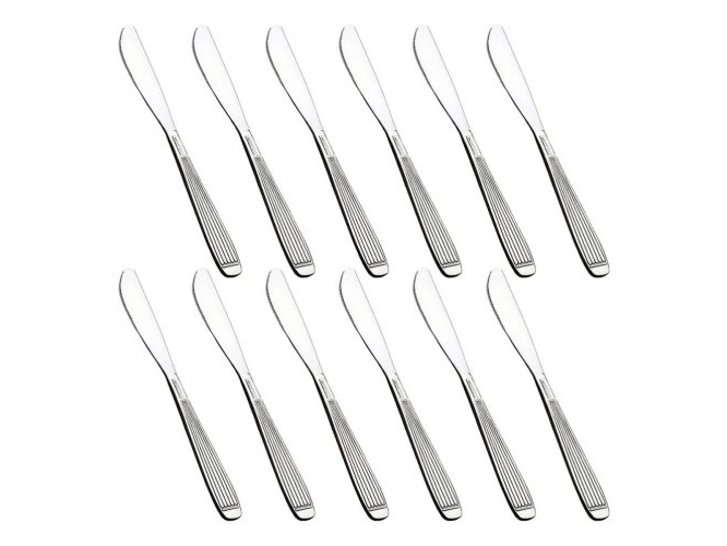 TENEDOR POSTRE PARIS RAYADO AC INOX