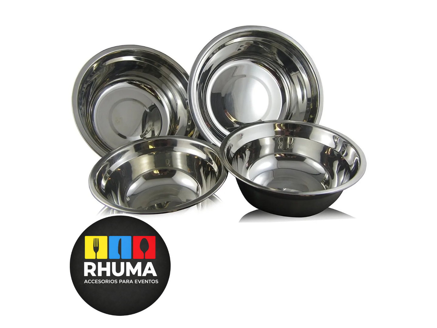 ENSALADERA INDIVIDUAL AC INOX 19CM DIAM ALTO 5,5