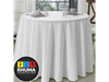 MANTEL REDONDO 2,5M DIAM BLANCO