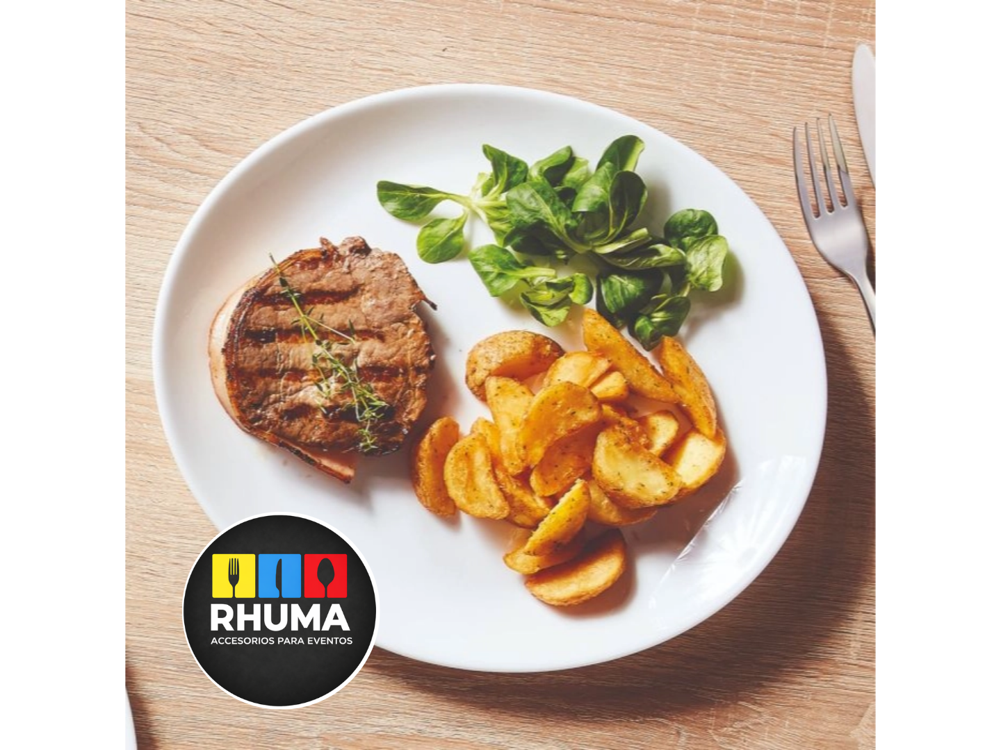 PLATOS OVAL STEAK 30CMX26CM