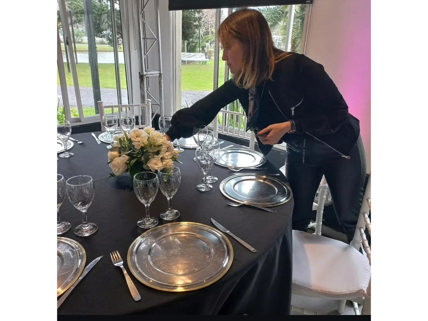 CENTRO DE MESA REDONDO