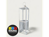 FAROL FANAL BLANCO 60CM ALTO + 3 PILAS + VELON