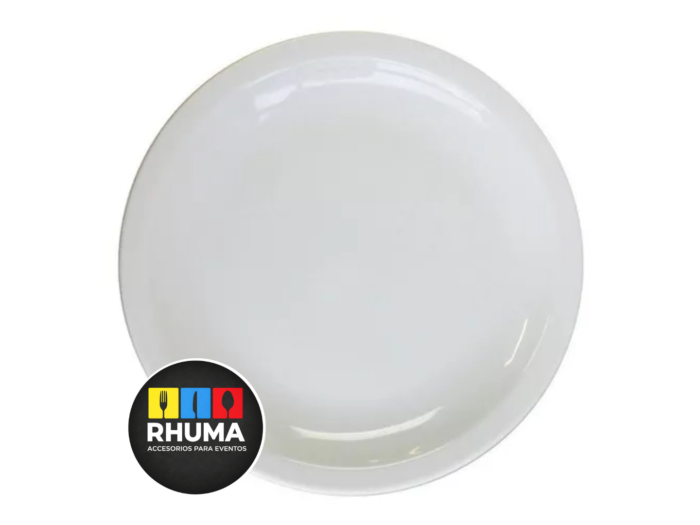 PLATO POSTRE BLANCO 19Cm