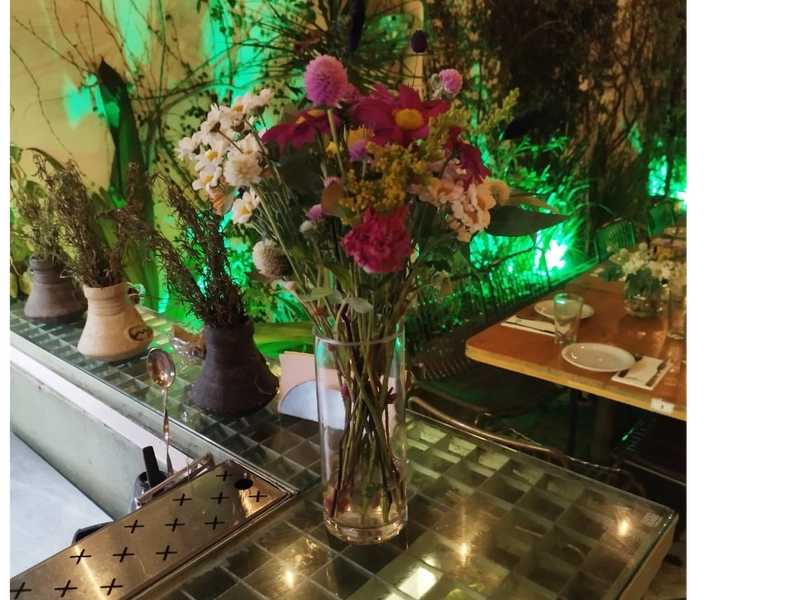 FLORERO DE VIDRIO CILINDRO