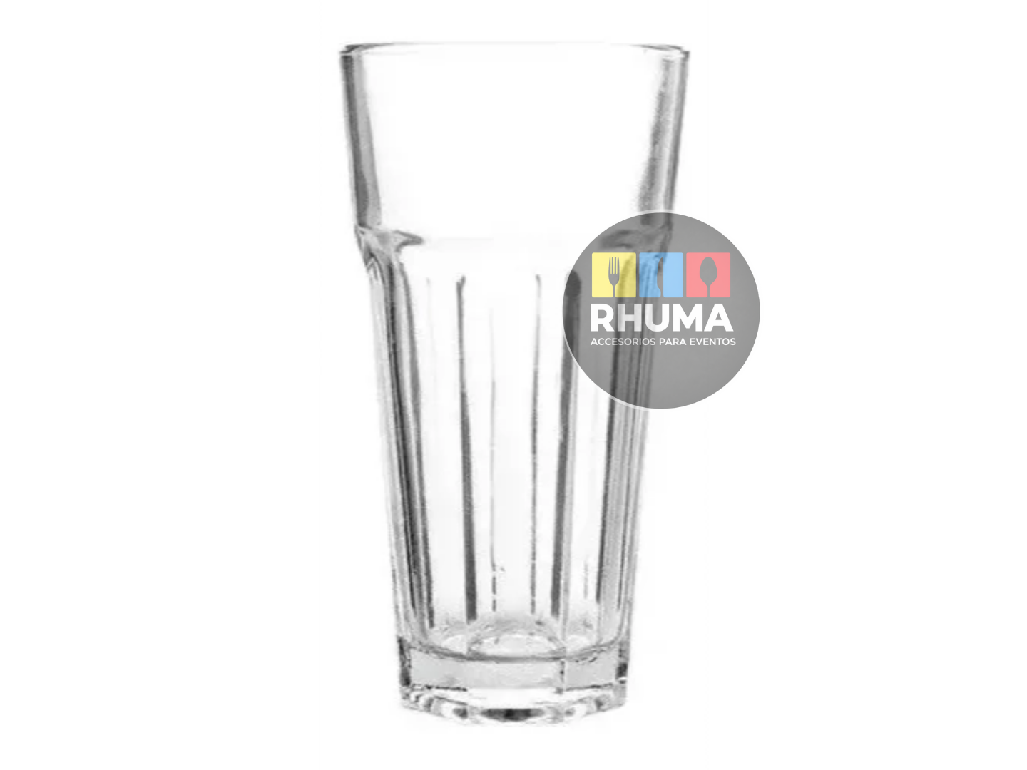 VASO VIDRIO FACETADO RIGOLLEAU OSLO ALTO 350ML