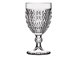 COPA LABRADA (VINO/AGUA/DECORACION) AZUL