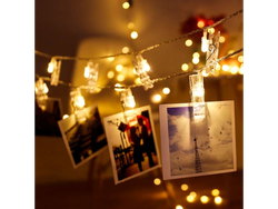 GUIRNALDA EN BROCHES PARA FOTOS 28 LUCES LUZ CALIDA X 4MT