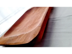 BANDEJA PARA SERVIR DE MADERA ALGARROBO 36X21