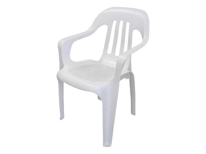 SILLAS PARA NIÑOS (PLASTICAS BLANCAS Y VERDE MANZANA)