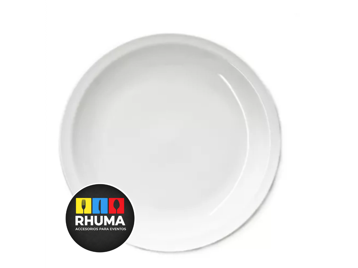 PLATO DE ENTRADA BLANCO DE 21CM