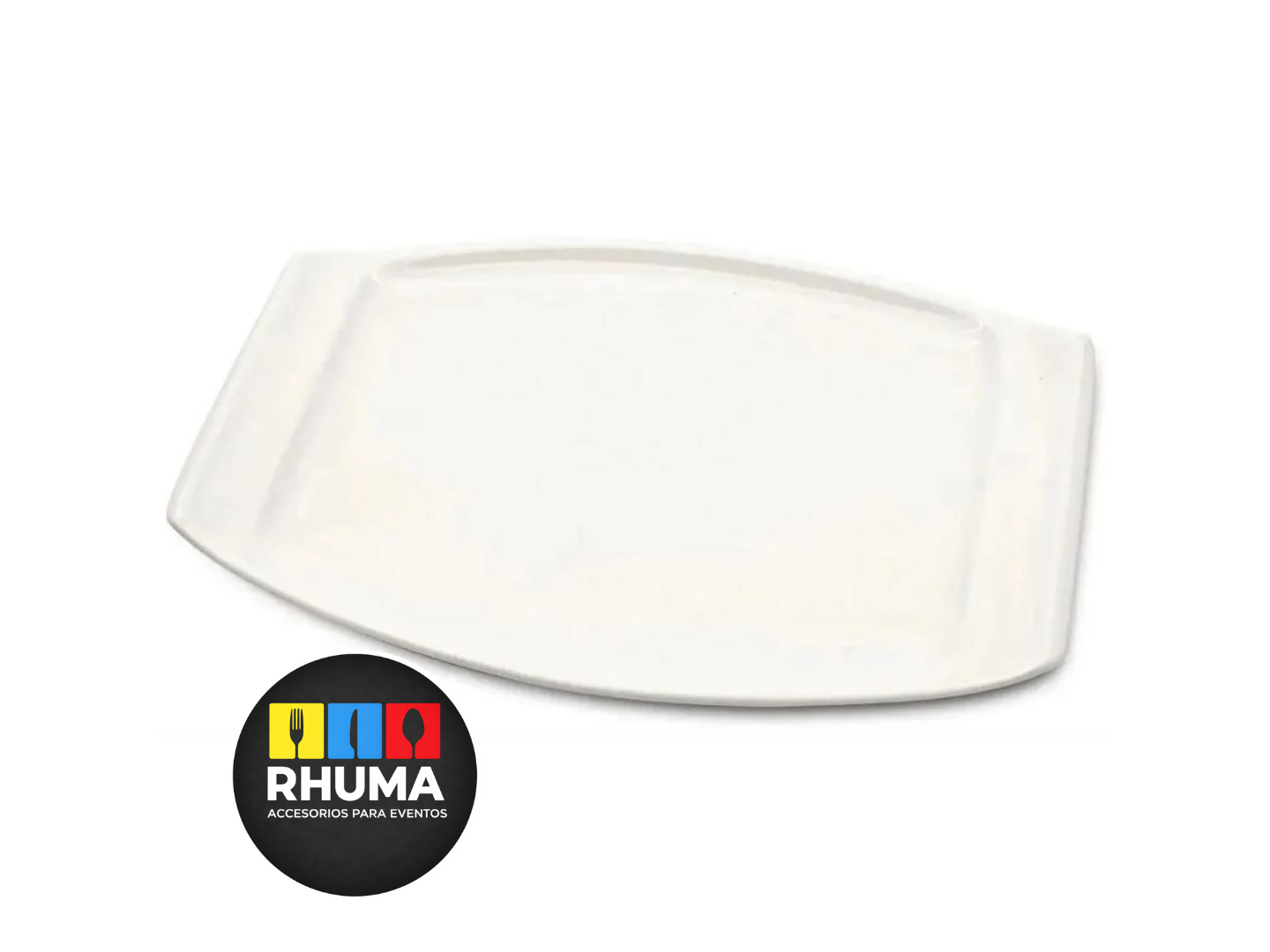 FUENTE DE PORCELANA/PLATO RECTANGULAR (35cmx20cm) Premium