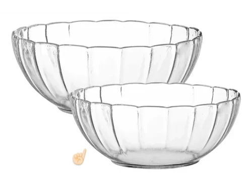 ENSALADERA DE VIDRIO (21cm diam Alto 8CM)