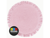 PLATO DE SITIO ROSA Y FLECOS 38CM DIAM