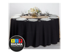 MANTEL REDONDO 3M DIAM NEGRO