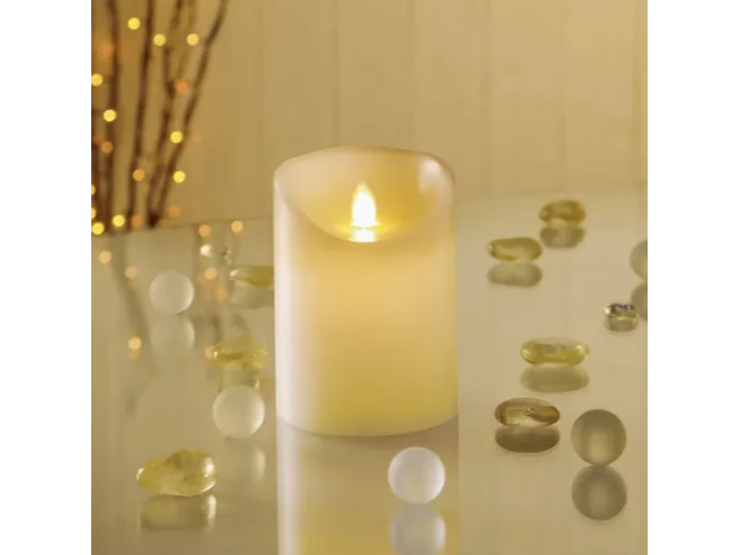 VELON LED 10CM ALTO 7,5CM DIAM - X3 PILAS INCLUIDAS