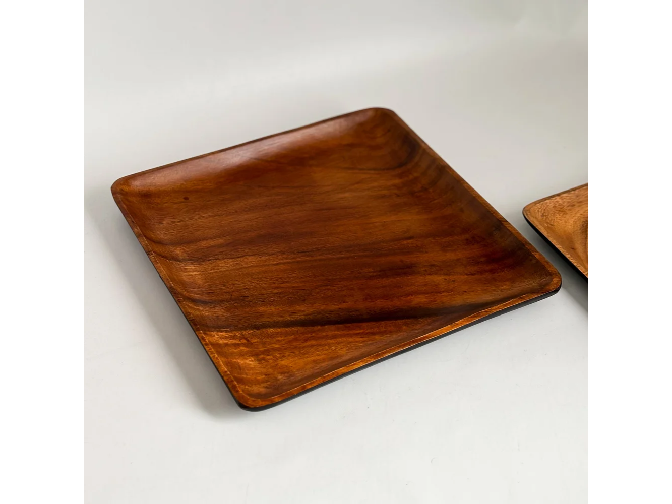 BANDEJA PARA SERVIR DE MADERA ACASIA 30cm x 30cm