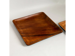 BANDEJA PARA SERVIR DE MADERA ACASIA 30cm x 30cm