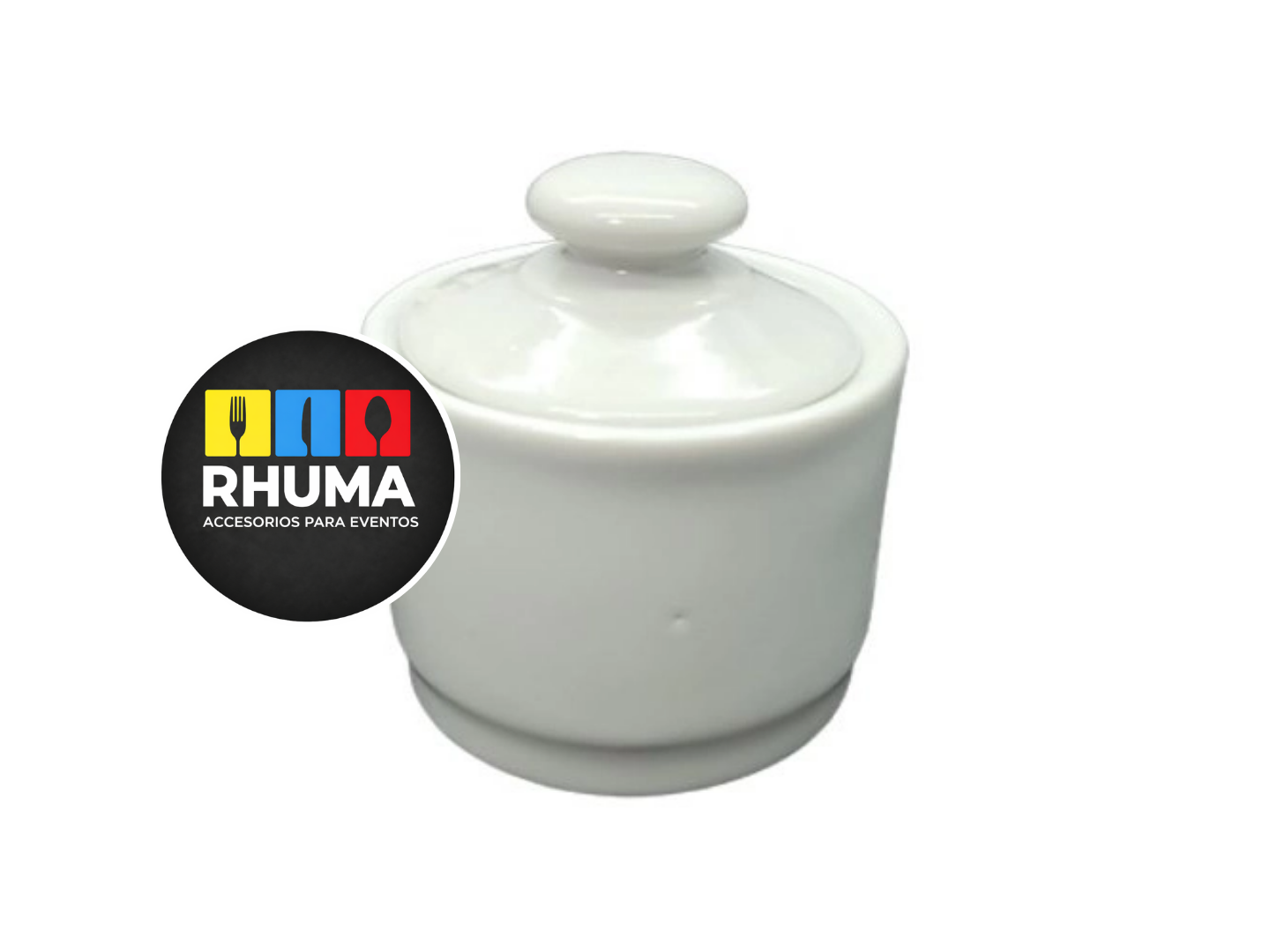 AZUCARERA DE PORCELANA (9CM ALTO 8CM ANCHO)