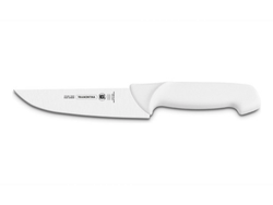 CUCHILLO DE CARNICERO MANGO BLANCO (TOTAL DEL LARGO 37CM / HOJA 25CM)