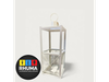 FAROL FANAL BLANCO 50CM ALTO + 3 PILAS + VELON