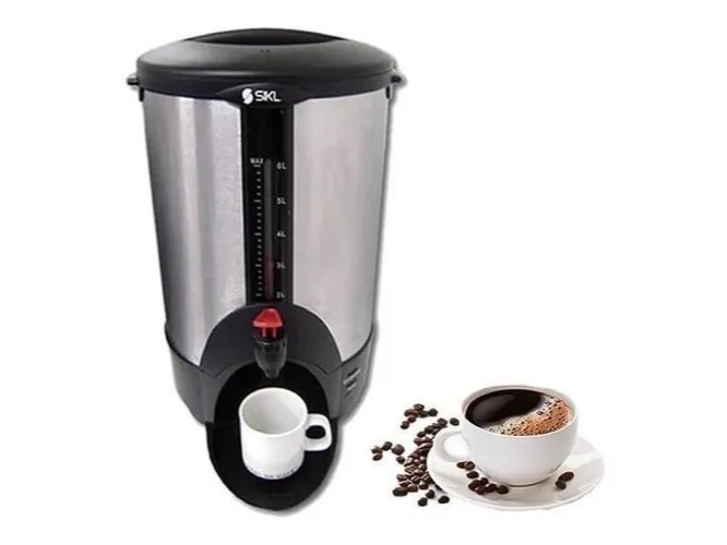 CAFETERA ELECTRICA 8L (RINDE 50 POCILLOS) MEDIDAS: FRENTE 26 /PROF 26/ ALTO 44CM