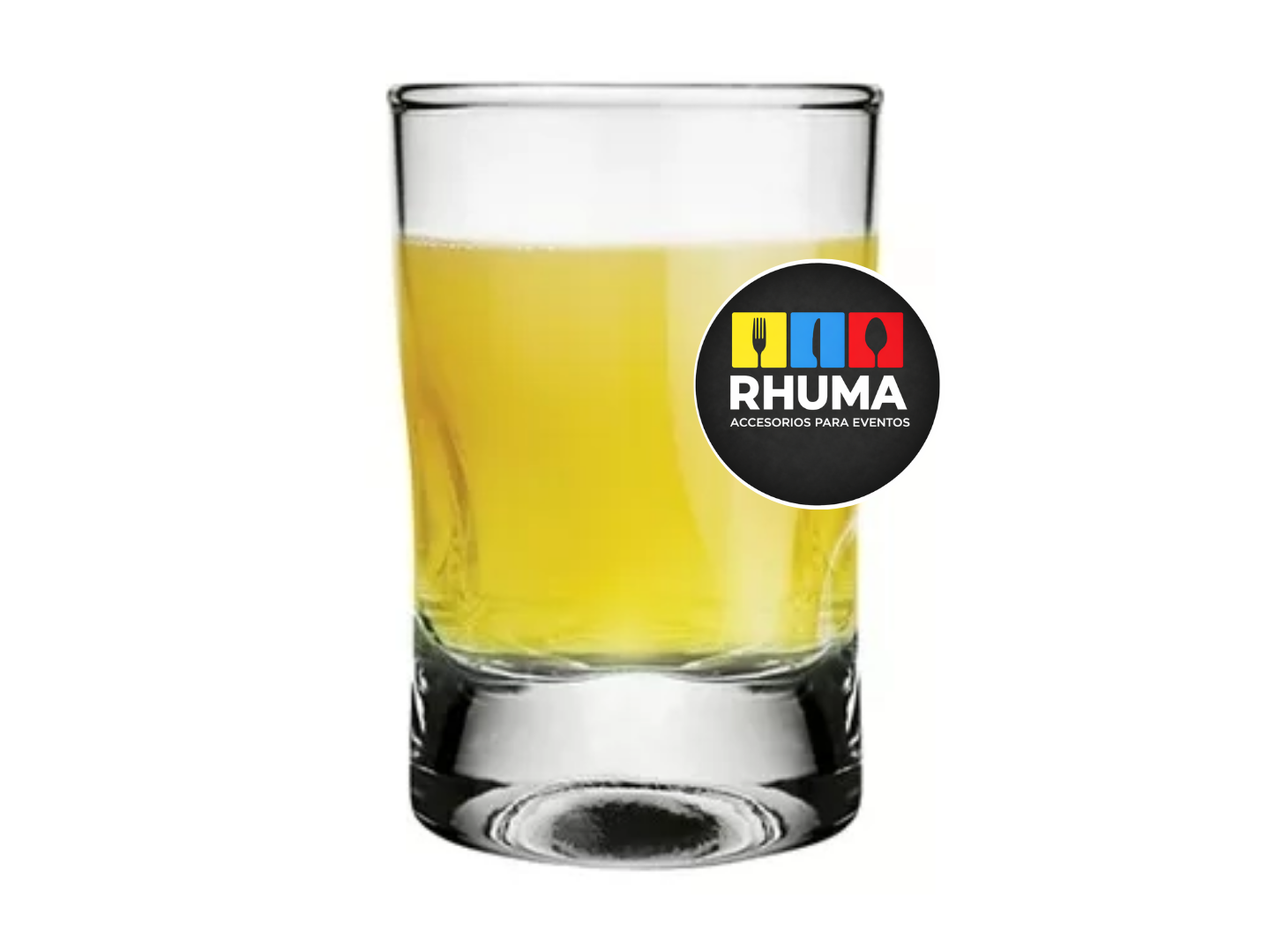 VASO TRAGO CORTO NADIR 240ML (ALTO 10,5CM DIAM 6,5CM)