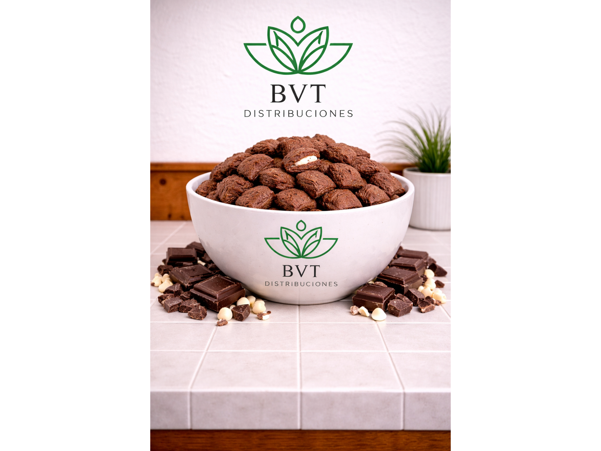 Almohaditas Chocolate con relleno Chocolate Blanco Granix