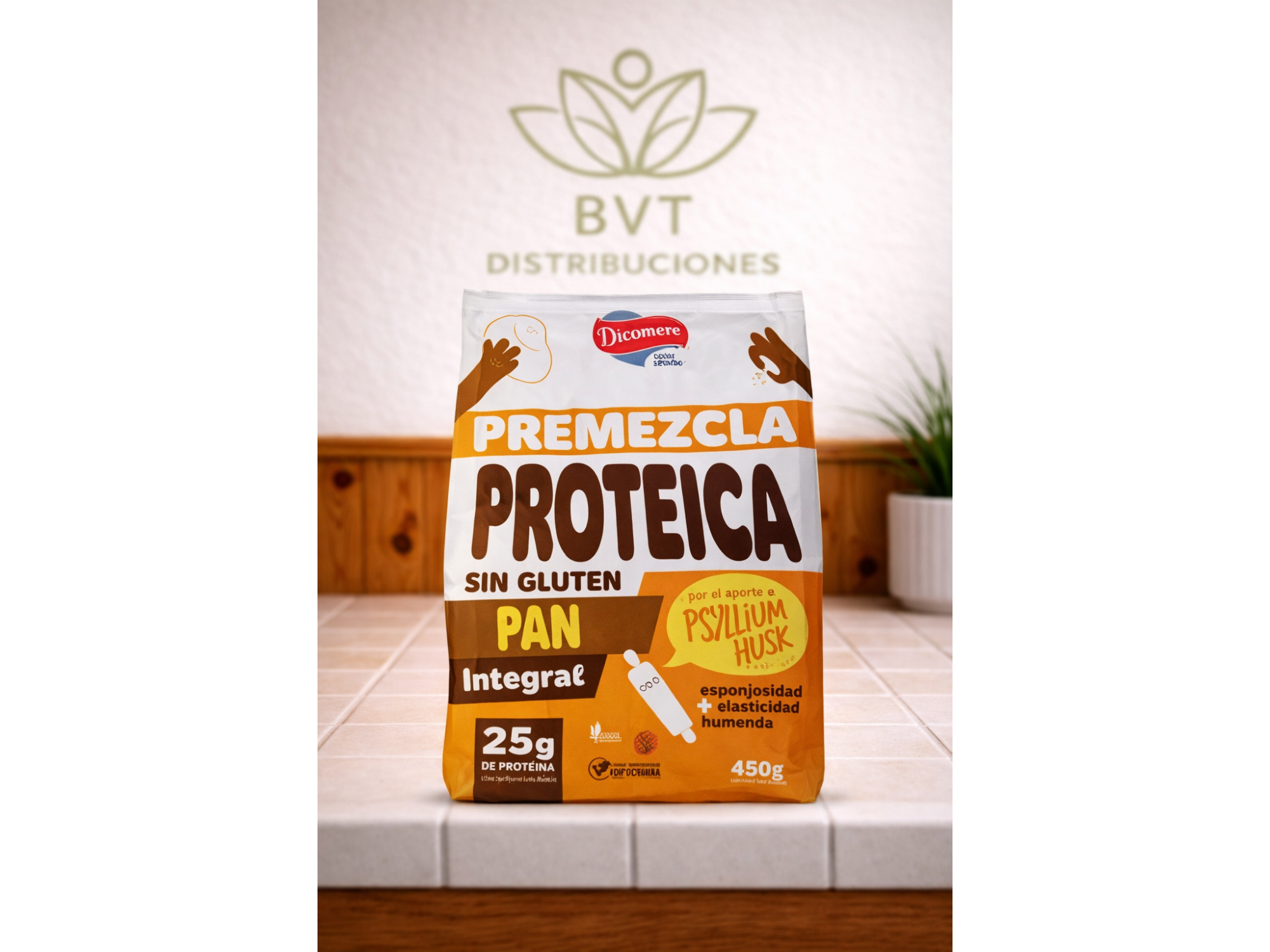 Premezca Pan Integral Proteica Sin Tacc X450grs