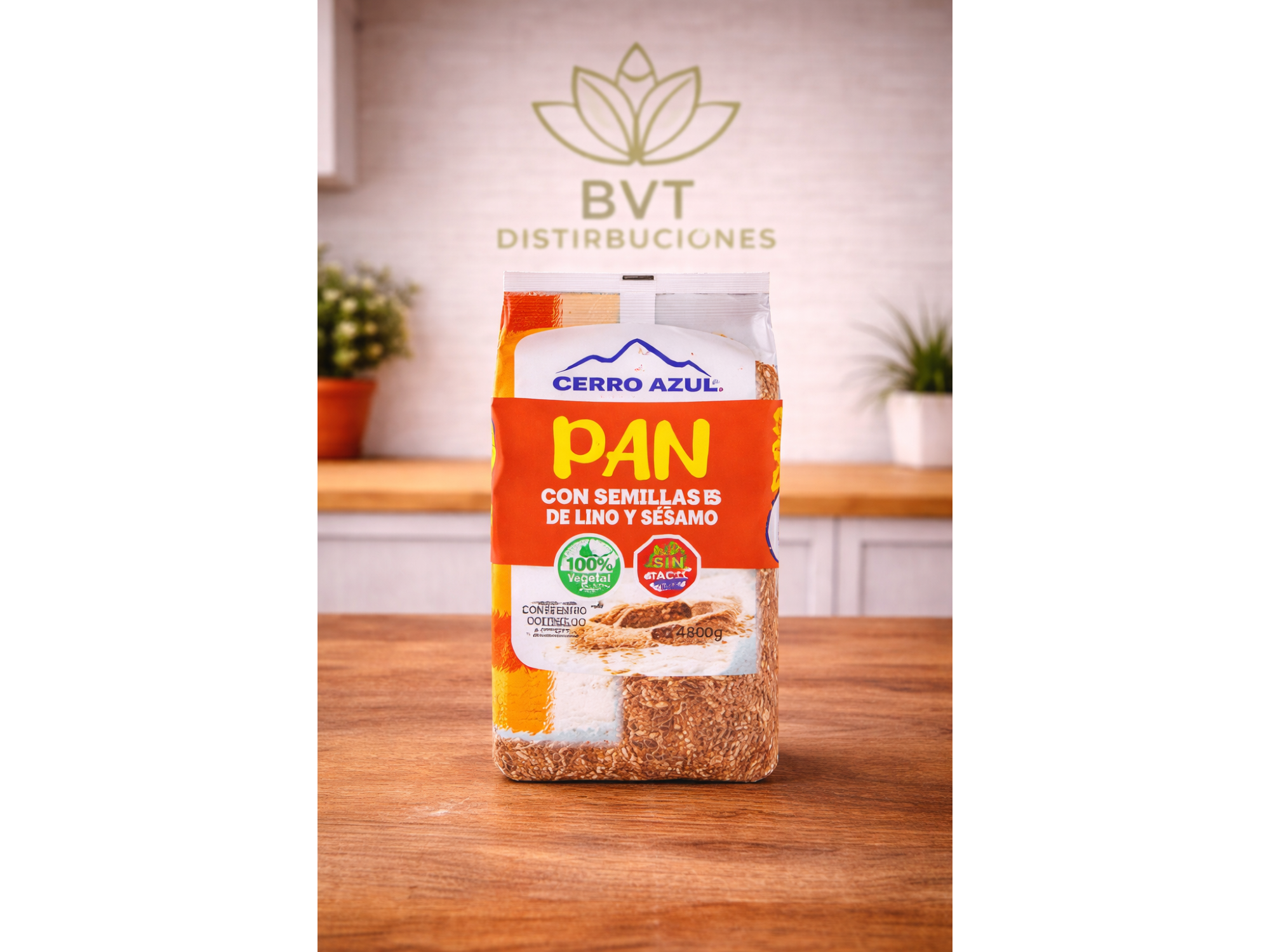 Pan Molde Con semillas Sin Tacc X480Grs