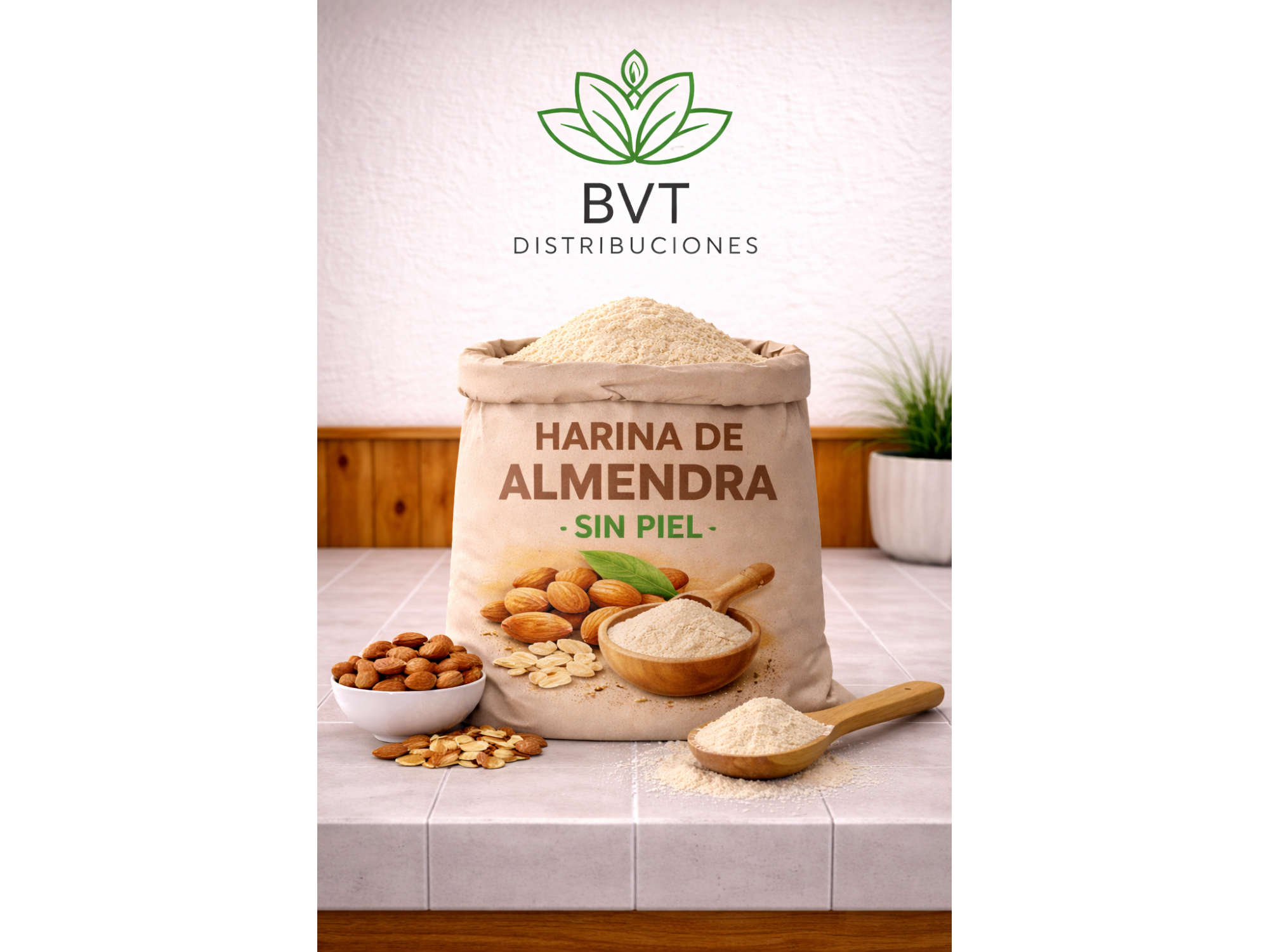 Harina de Almendras Sin Piel