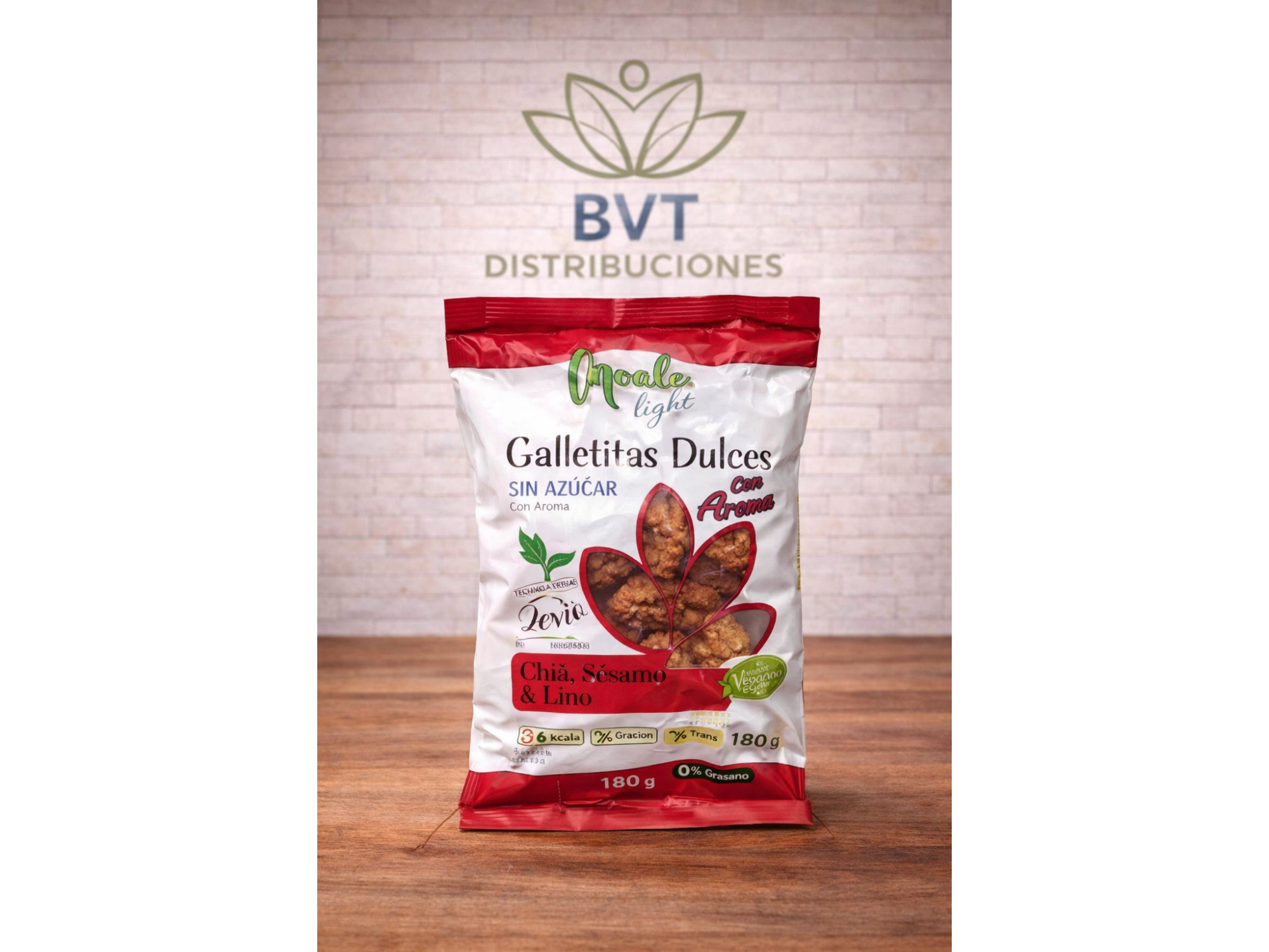 Galletas sin Azucar Chia, Sesamo, Lino  X180grs