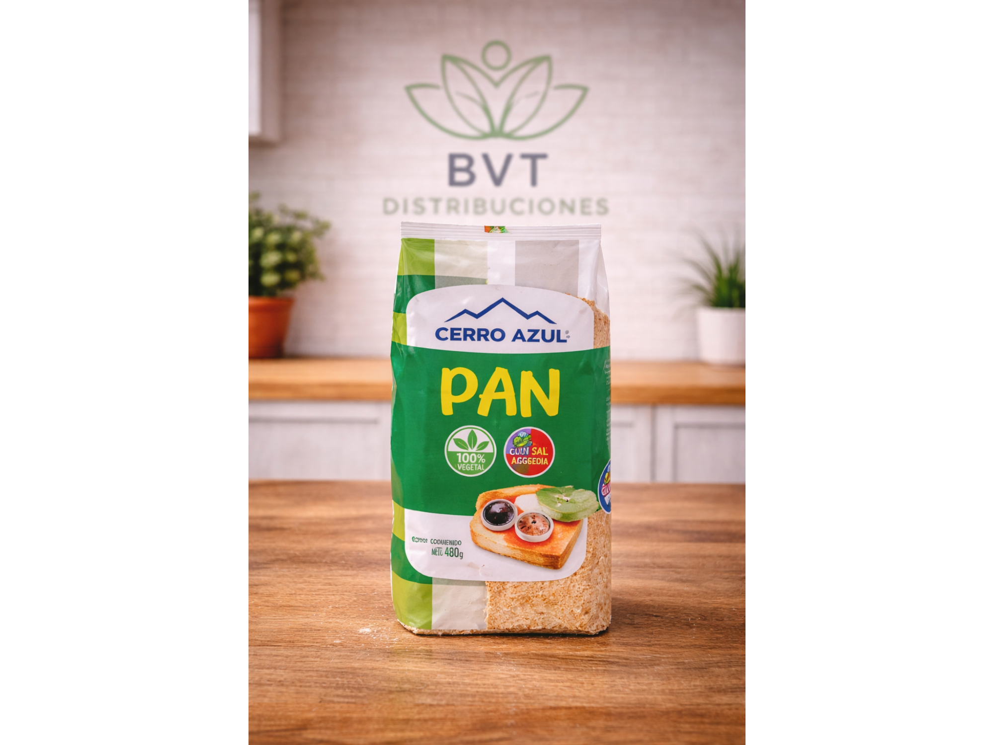Pan Molde Vegano Sin Tacc X480Grs