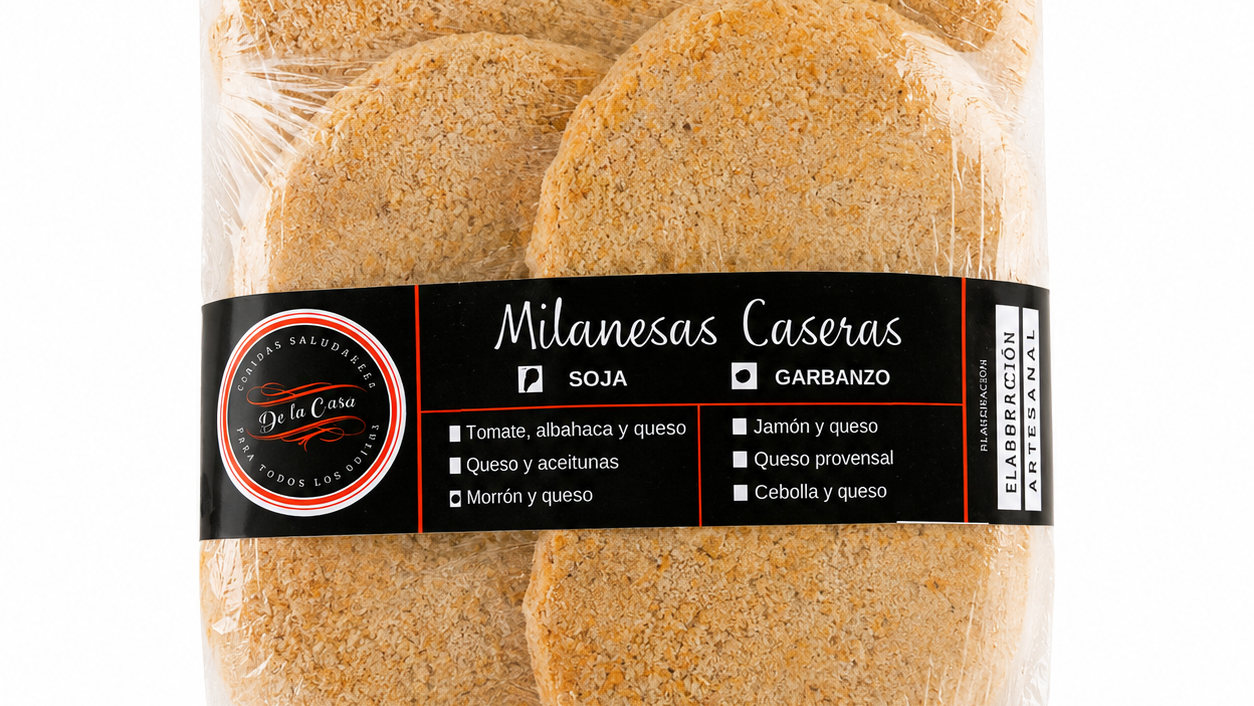 Milanesas vegetarianas rellenas
