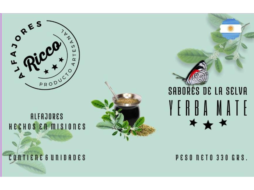 Alfajores de yerba mate