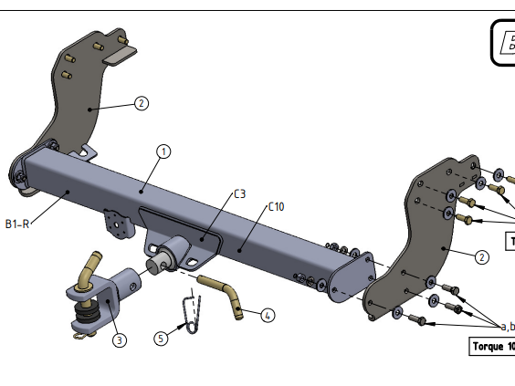 ENGANCHE     "HYPERTRACC 8000KG"