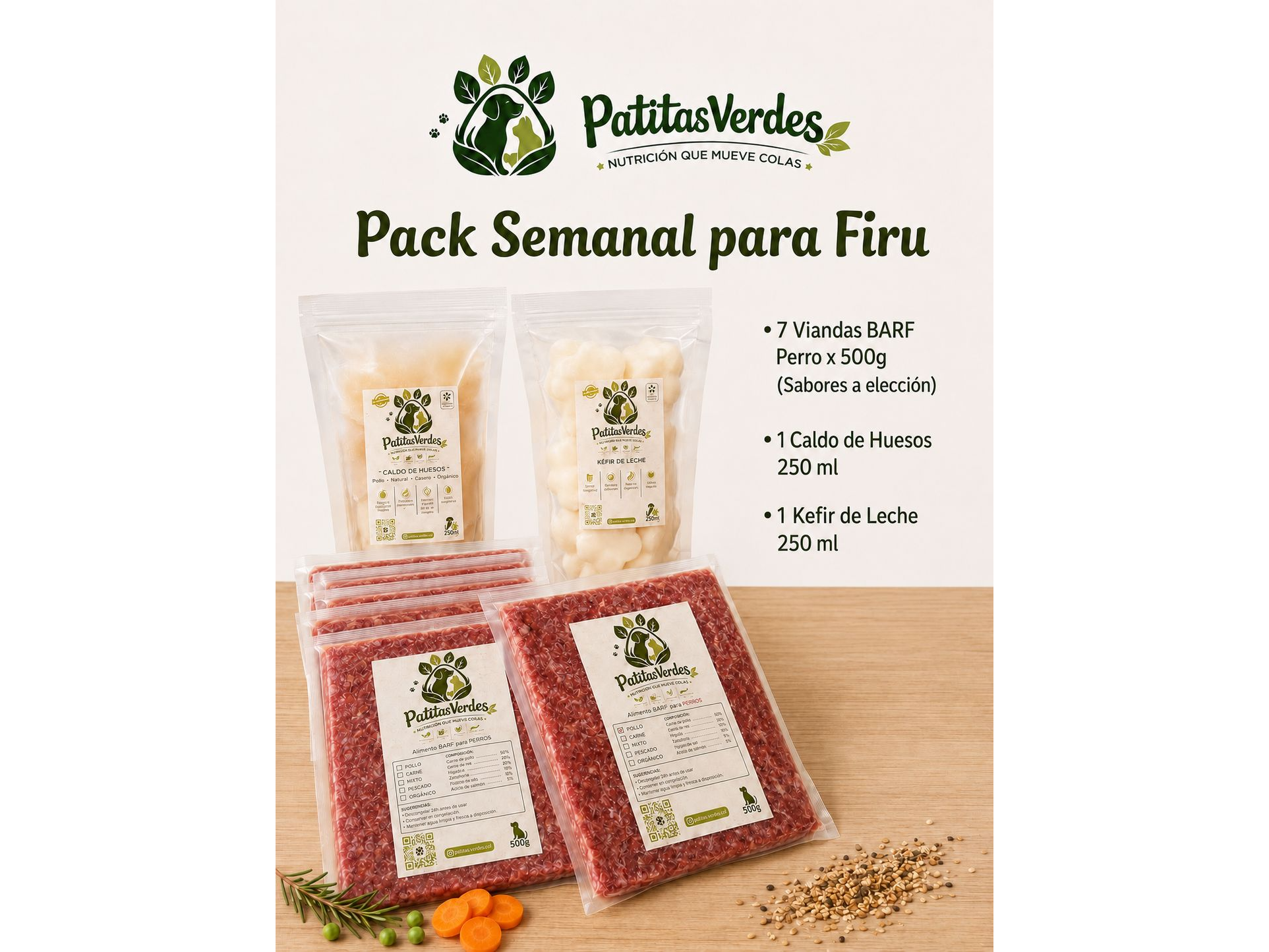 PACK 1 PARA FIRU DE BIENVENIDA X 7