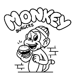 Logo Monkeyburgerss