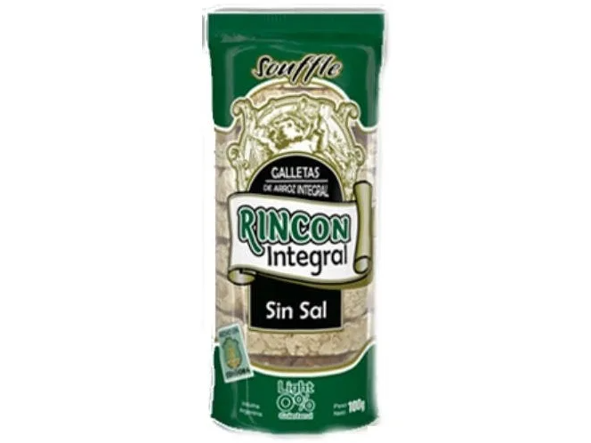Galletas de arroz sin sal discos RINCON INTEGRAL 100g