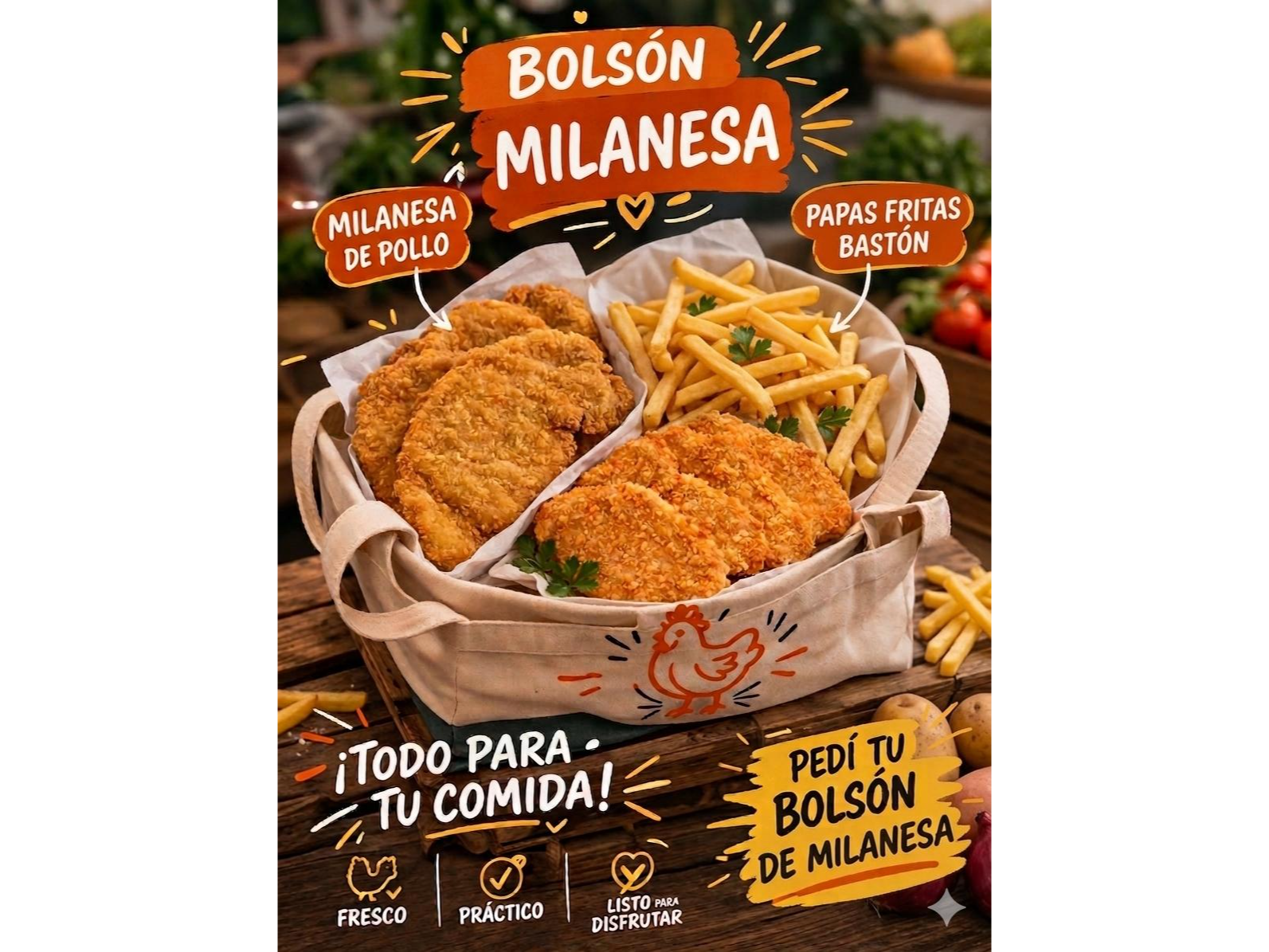 BOLSON MILANESA