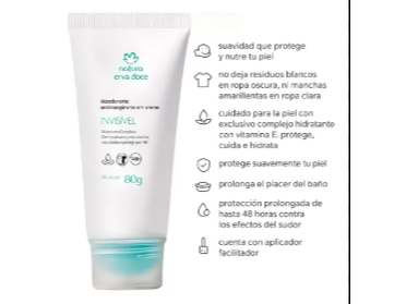 DESODORANTE EN CREMA ERVA DOCE