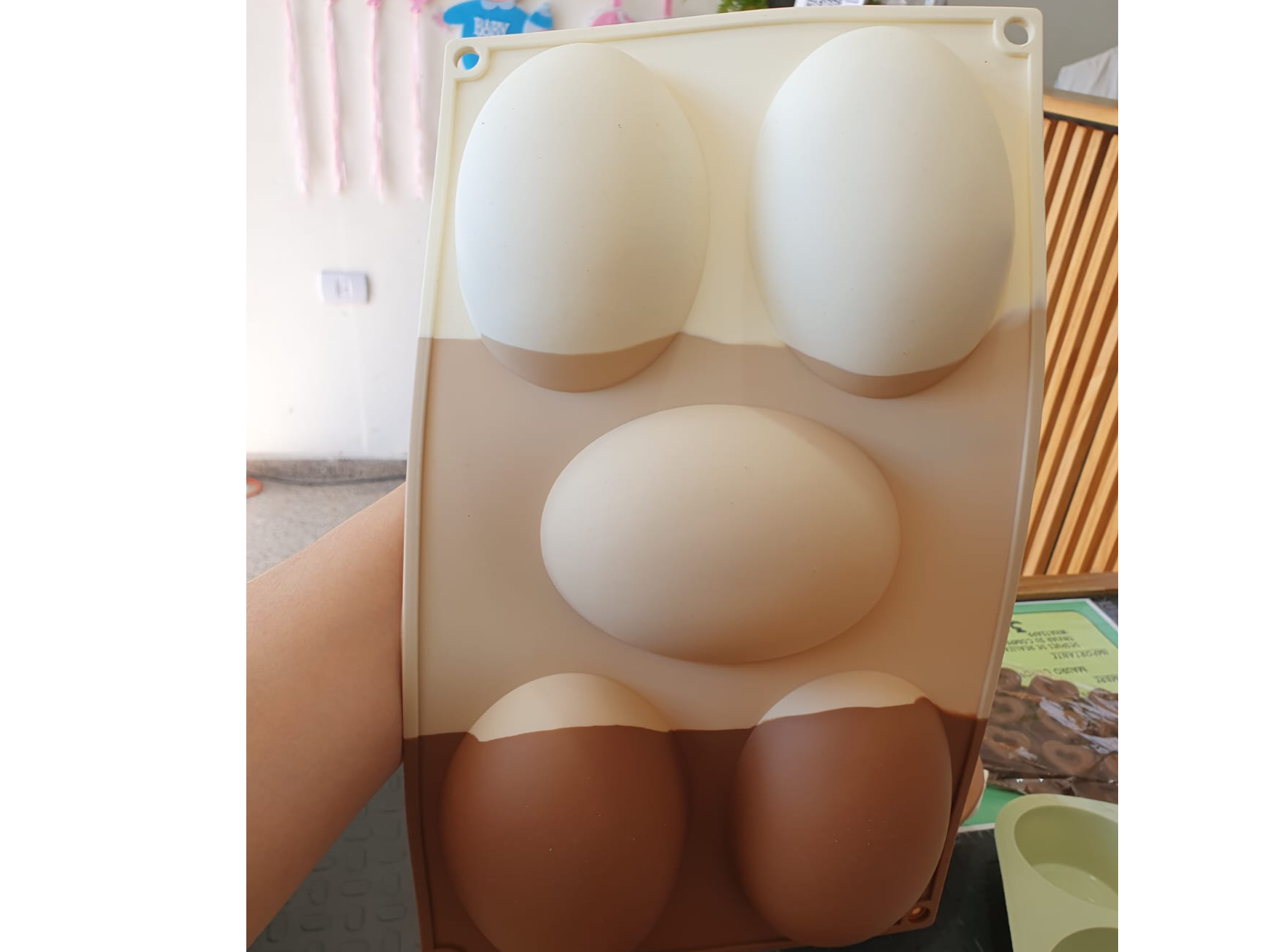 MOLDE HUEVO SILICONA