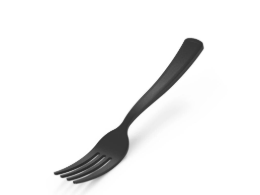 TENEDOR  NEGRO  STANDARD X  CAJA