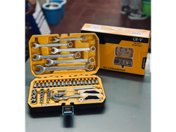 SET DE HERRAMIENTAS POWFUL DE 42 PCS TUBOS Y LLAVES