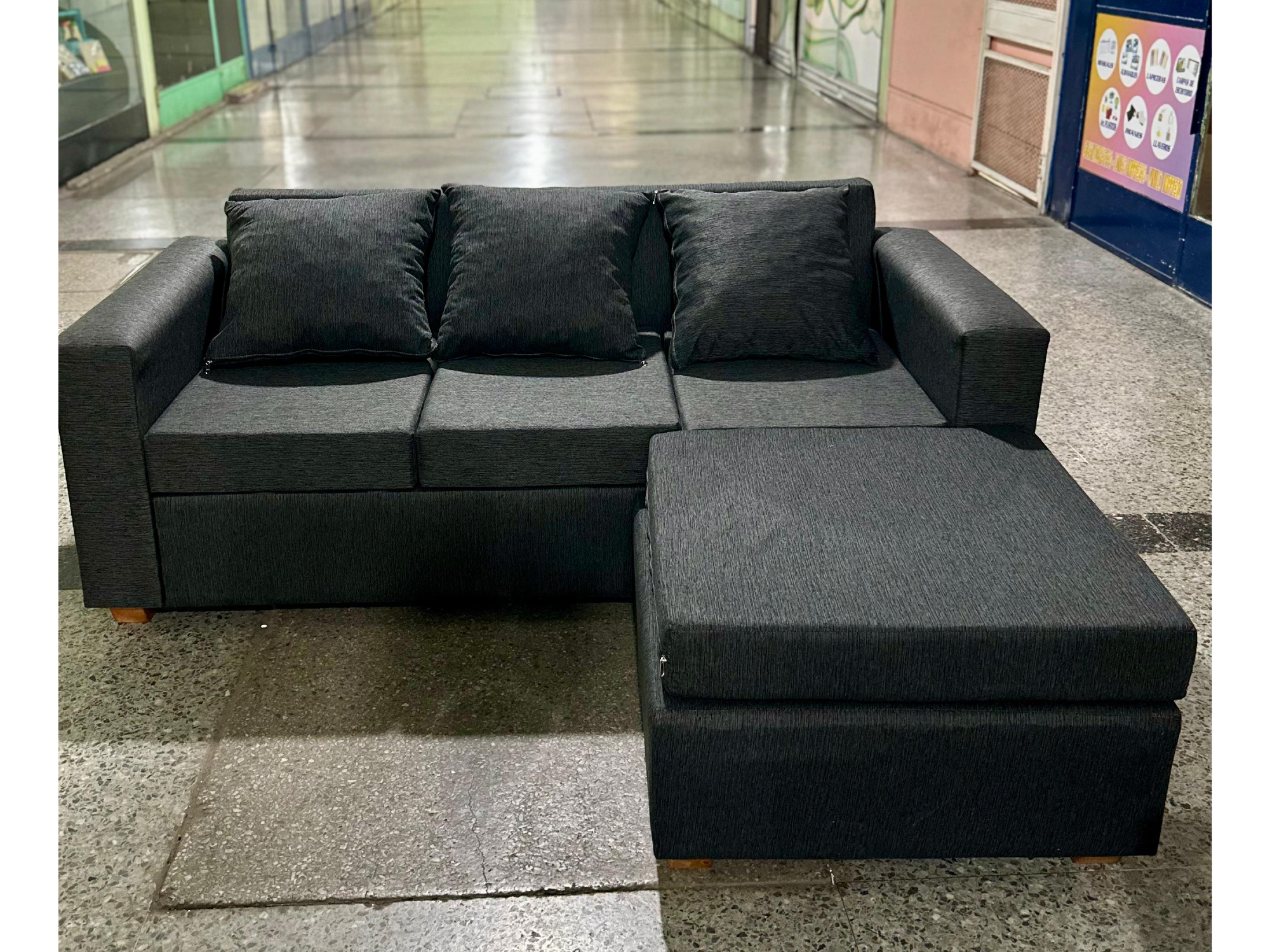 SOFA ESQUINERO BLACK